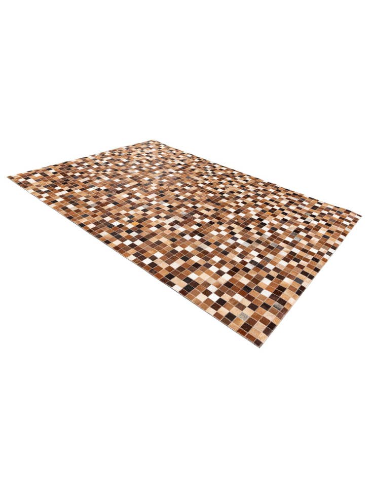 Detail image of  4' 9 x 6' 8 Cowhide Stocks Rug