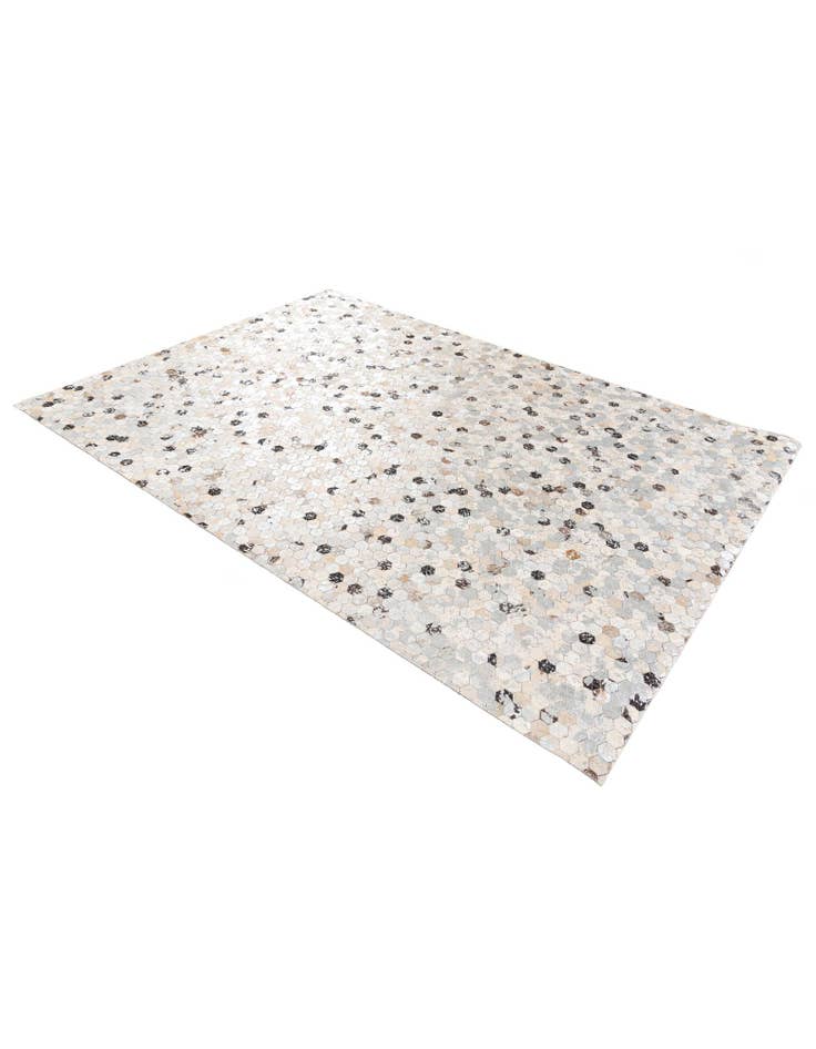 Detail image of  4' 10 x 6' 8 Cowhide Stocks Rug