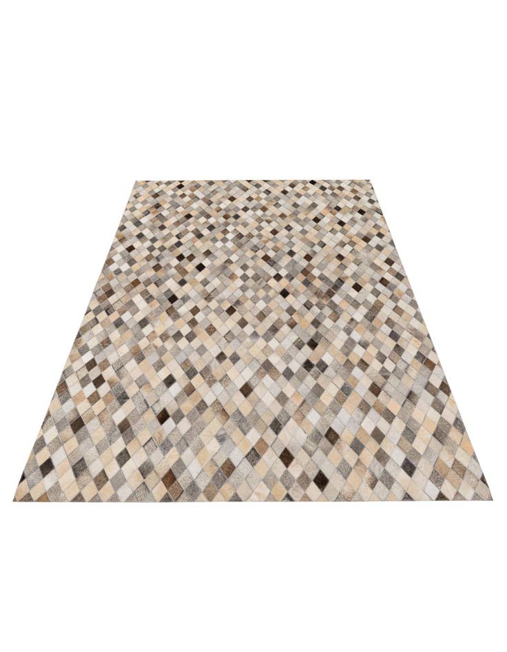 Detail image of  4' 9 x 6' 8 Cowhide Stocks Rug