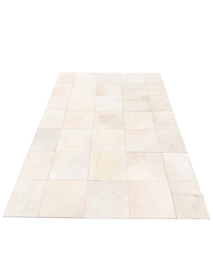 Detail image of  4' 3 x 6' 4 Cowhide Stocks Rug