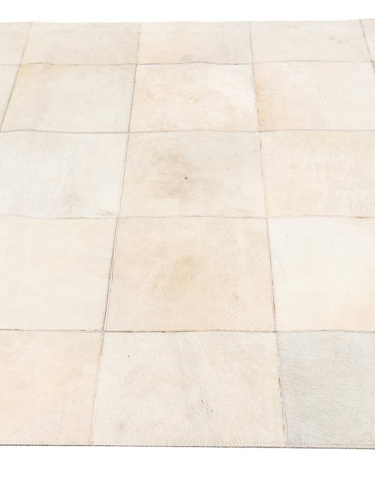 Detail image of  4' 3 x 6' 4 Cowhide Stocks Rug