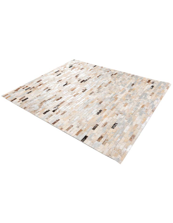 Detail image of  4' x 4' 8 Cowhide Stocks Rug