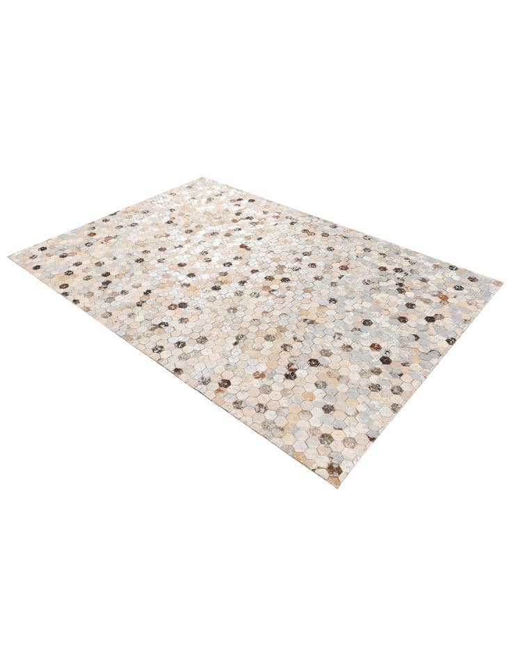 Detail image of  3' 7 x 5' 4 Cowhide Stocks Rug