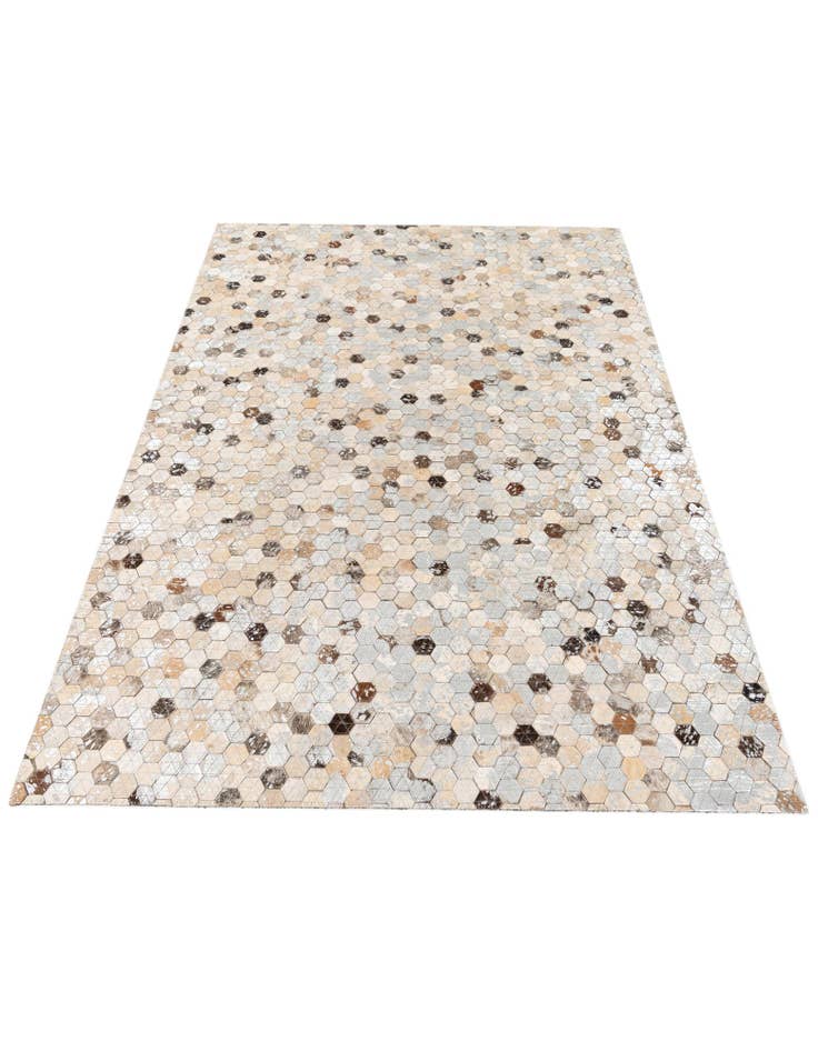 Detail image of  3' 7 x 5' 4 Cowhide Stocks Rug