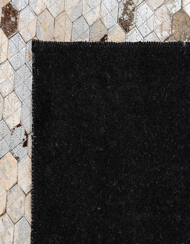 Detail image of  3' 7 x 5' 4 Cowhide Stocks Rug