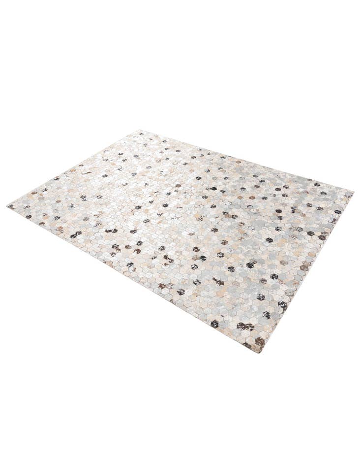 Detail image of  4' 1 x 5' 6 Cowhide Stocks Rug