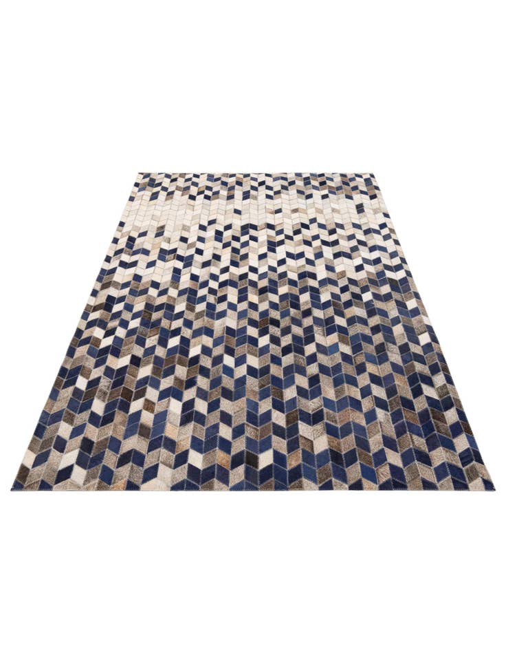 Detail image of  4' 4 x 6' 2 Cowhide Stocks Rug