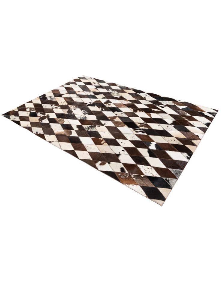 Detail image of  4' x 5' 11 Cowhide Stocks Rug