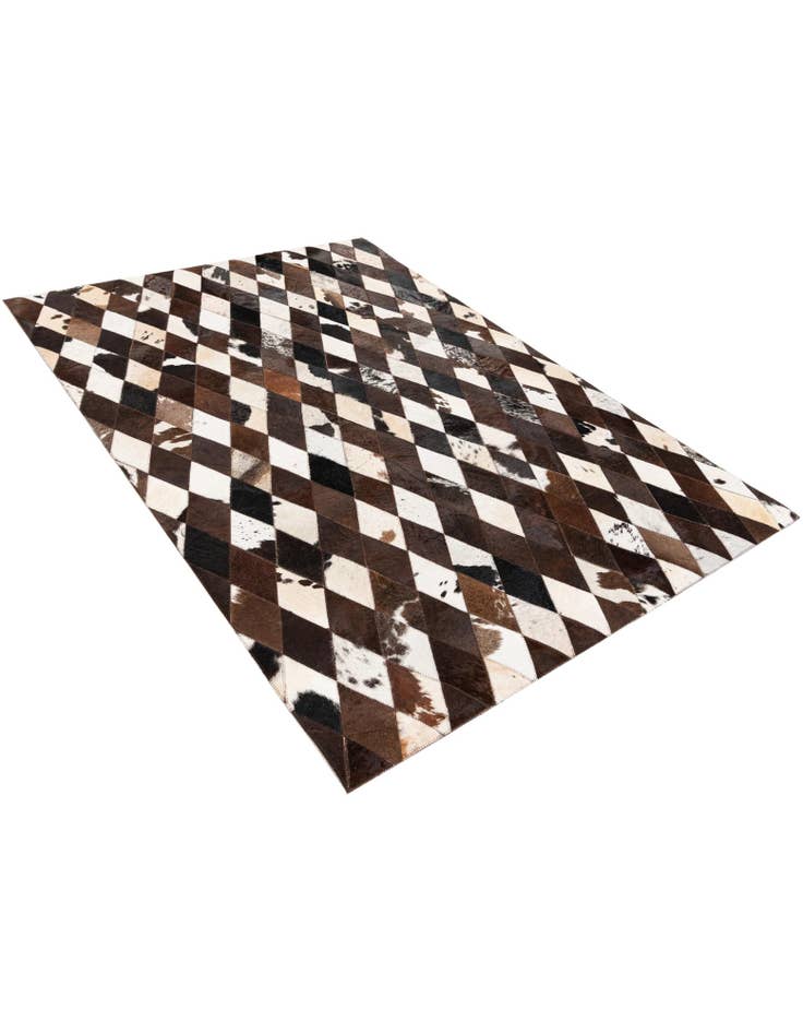 Detail image of  4' x 5' 11 Cowhide Stocks Rug