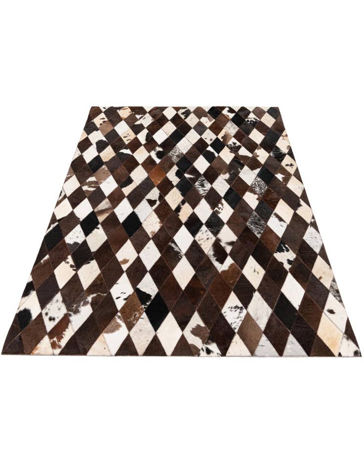 Detail image of  4' x 5' 11 Cowhide Stocks Rug