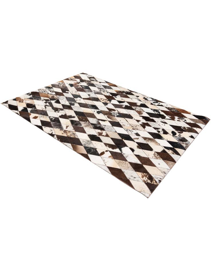 Detail image of  4' x 5' 11 Cowhide Stocks Rug
