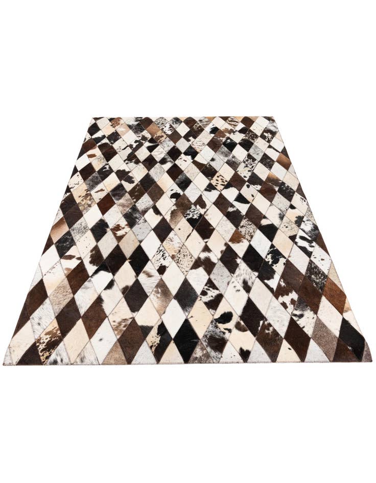 Detail image of  4' x 5' 11 Cowhide Stocks Rug