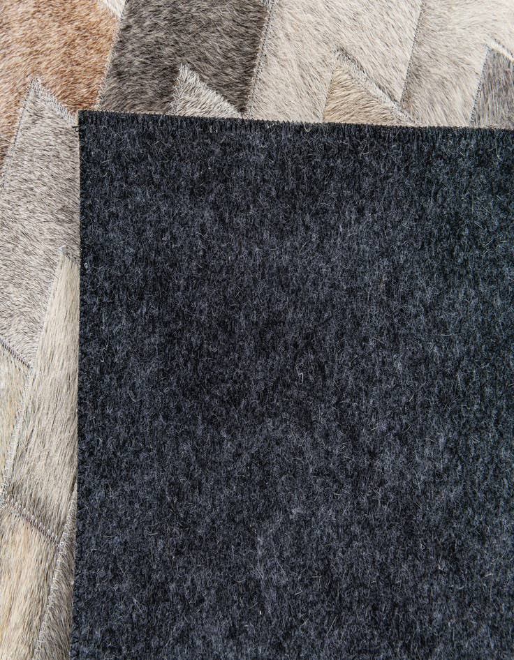 Detail image of  4' x 5' 11 Cowhide Stocks Rug