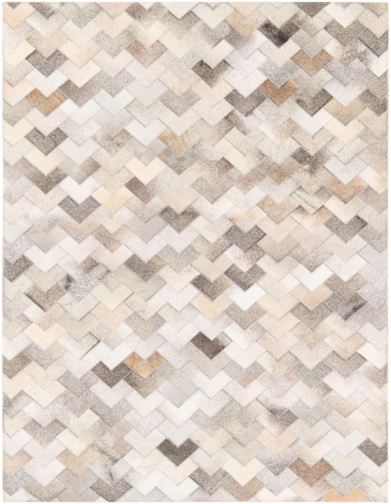 Primary image  4' 1 x 5' 11 Cowhide Stocks Rug