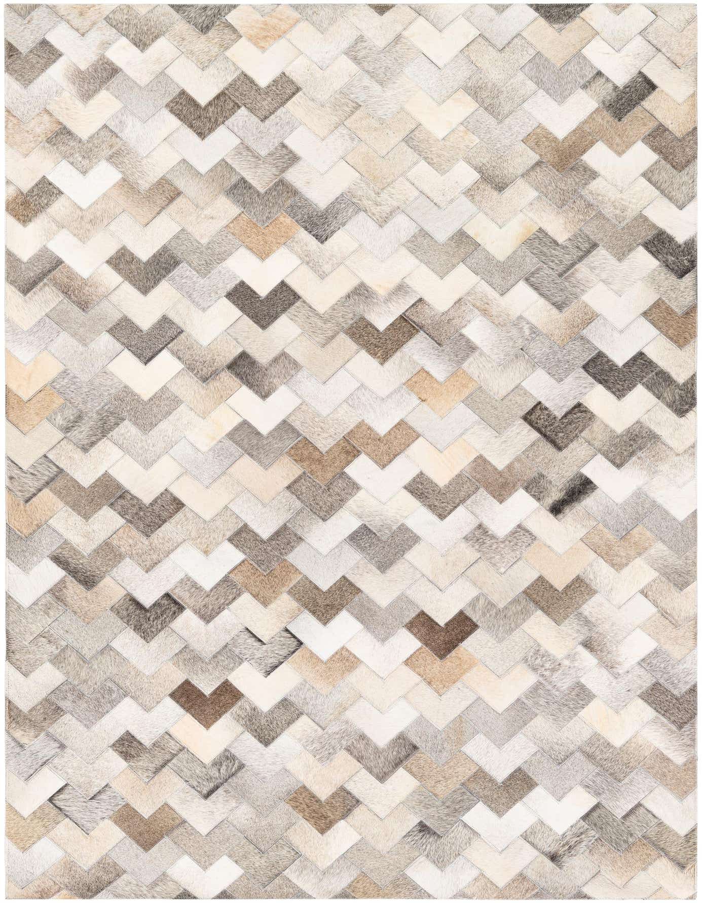 Primary image  4' 1 x 5' 11 Cowhide Stocks Rug