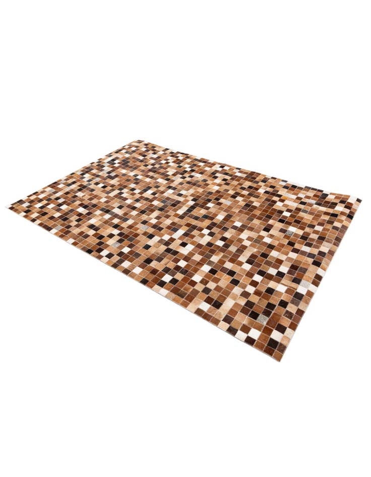 Detail image of  4' x 5' 11 Cowhide Stocks Rug