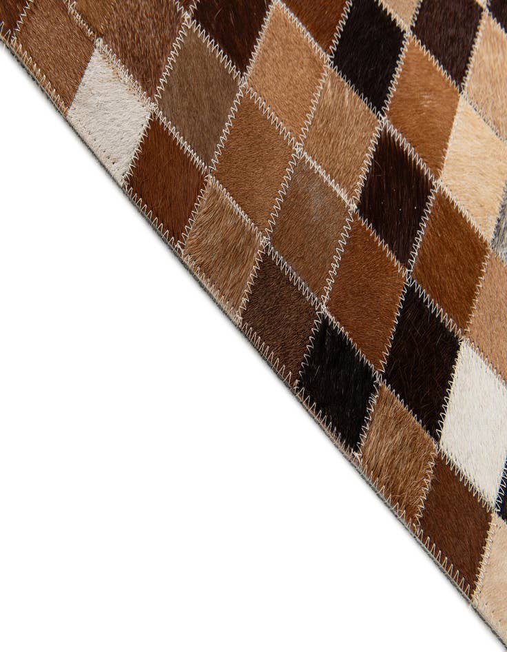 Detail image of  4' x 5' 11 Cowhide Stocks Rug