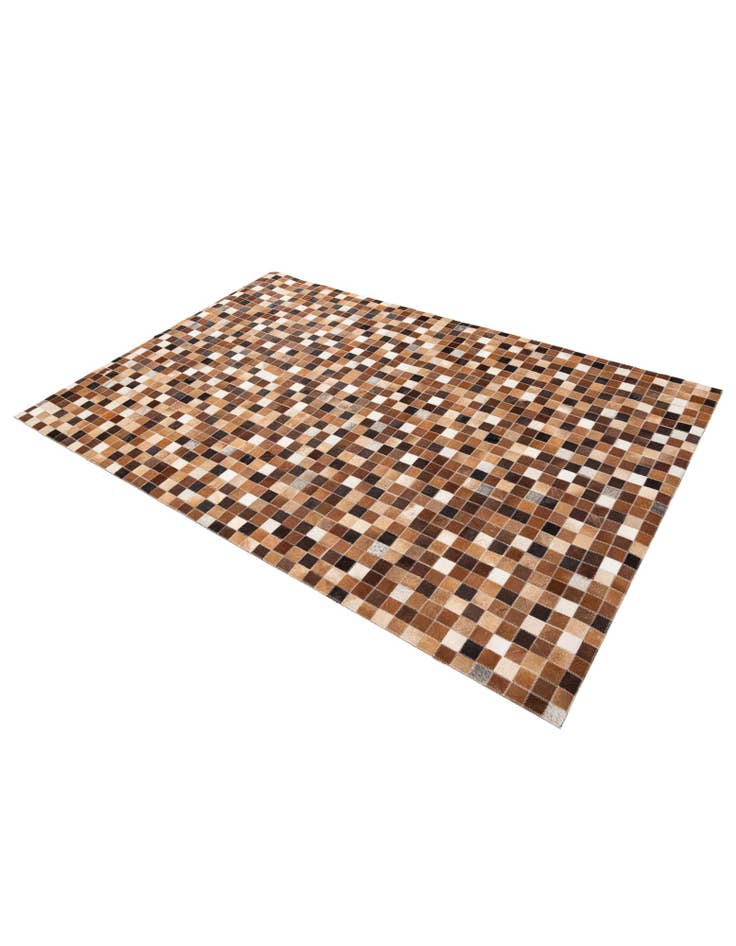 Detail image of  4' x 6' Cowhide Stocks Rug