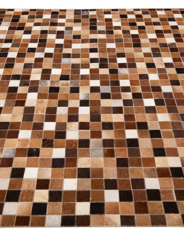 Detail image of  4' x 6' Cowhide Stocks Rug