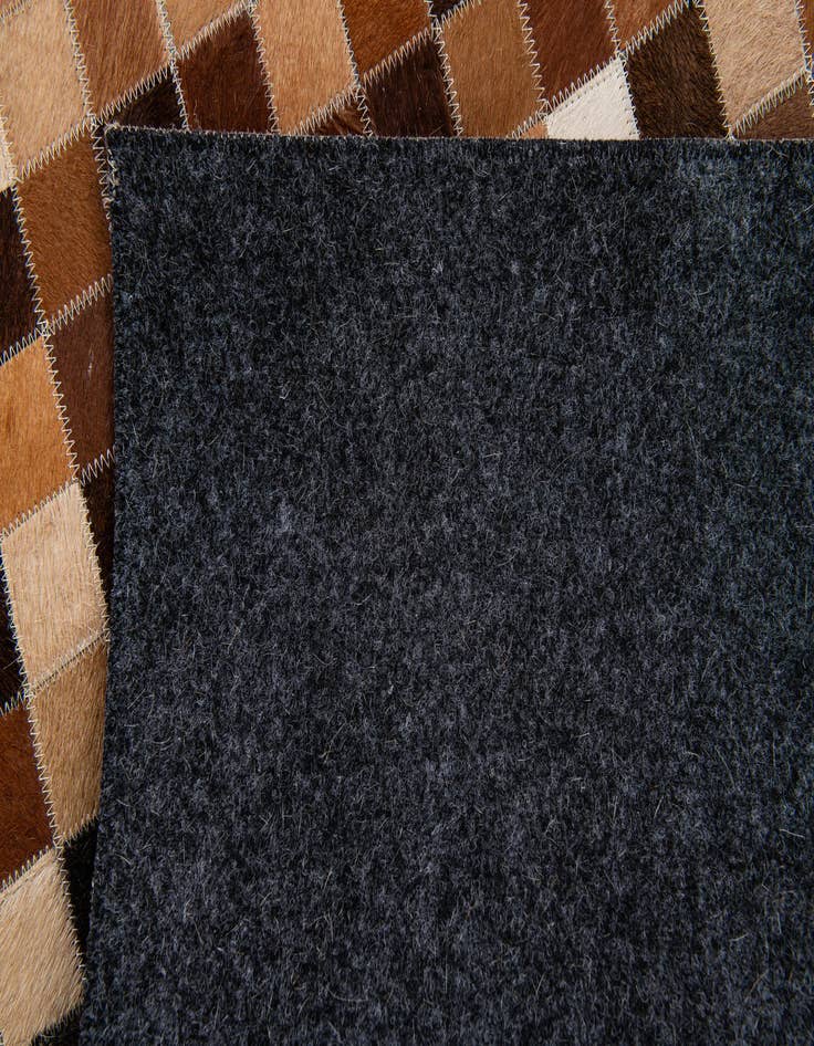 Detail image of  4' x 6' Cowhide Stocks Rug