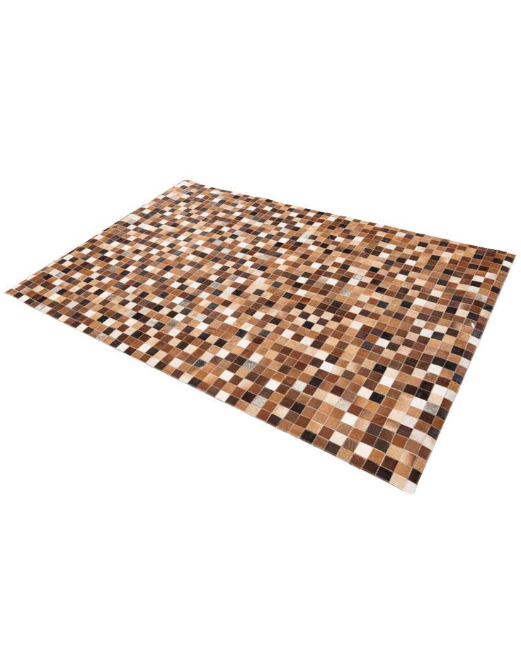 Detail image of  4' x 6' Cowhide Stocks Rug