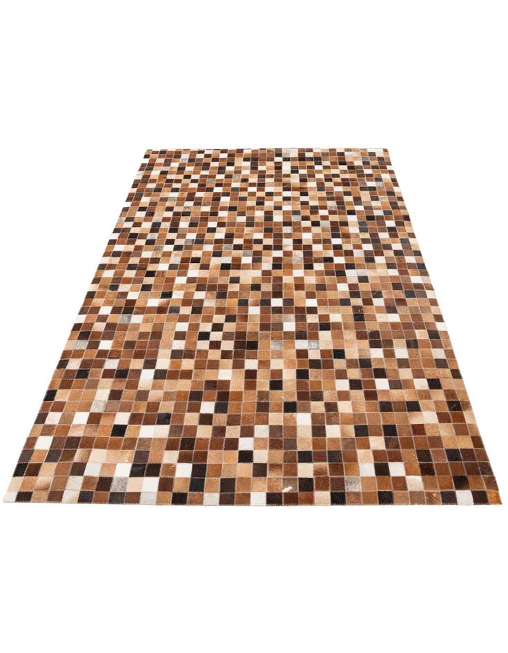 Detail image of  4' x 6' Cowhide Stocks Rug