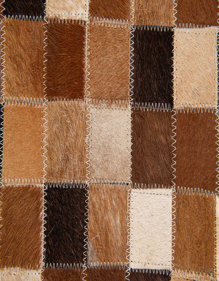 Detail image of  4' x 6' Cowhide Stocks Rug