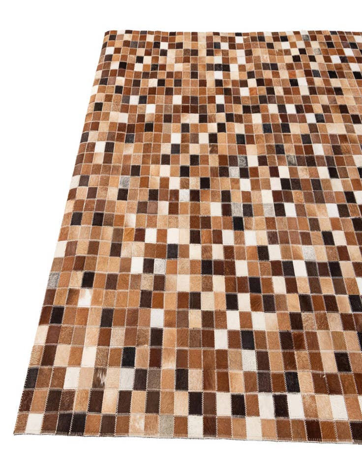 Detail image of  4' x 5' 11 Cowhide Stocks Rug