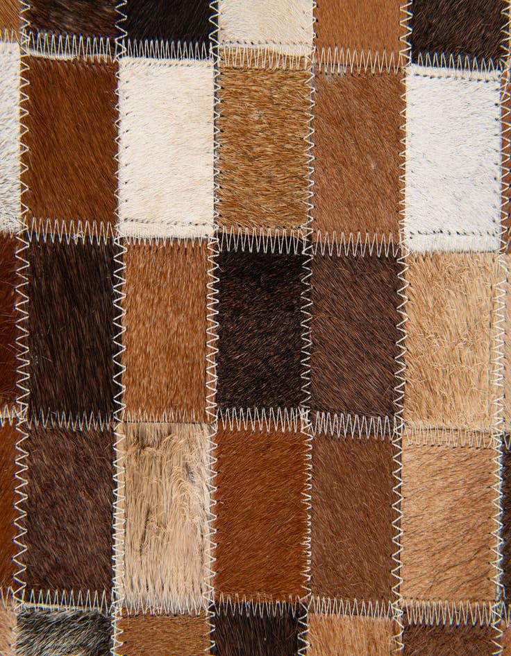 Detail image of  4' x 5' 11 Cowhide Stocks Rug