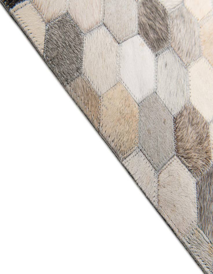 Detail image of  4' x 5' 11 Cowhide Stocks Rug