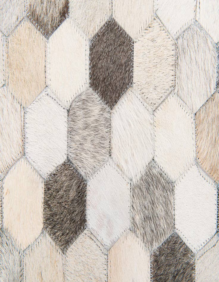 Detail image of  4' x 5' 11 Cowhide Stocks Rug