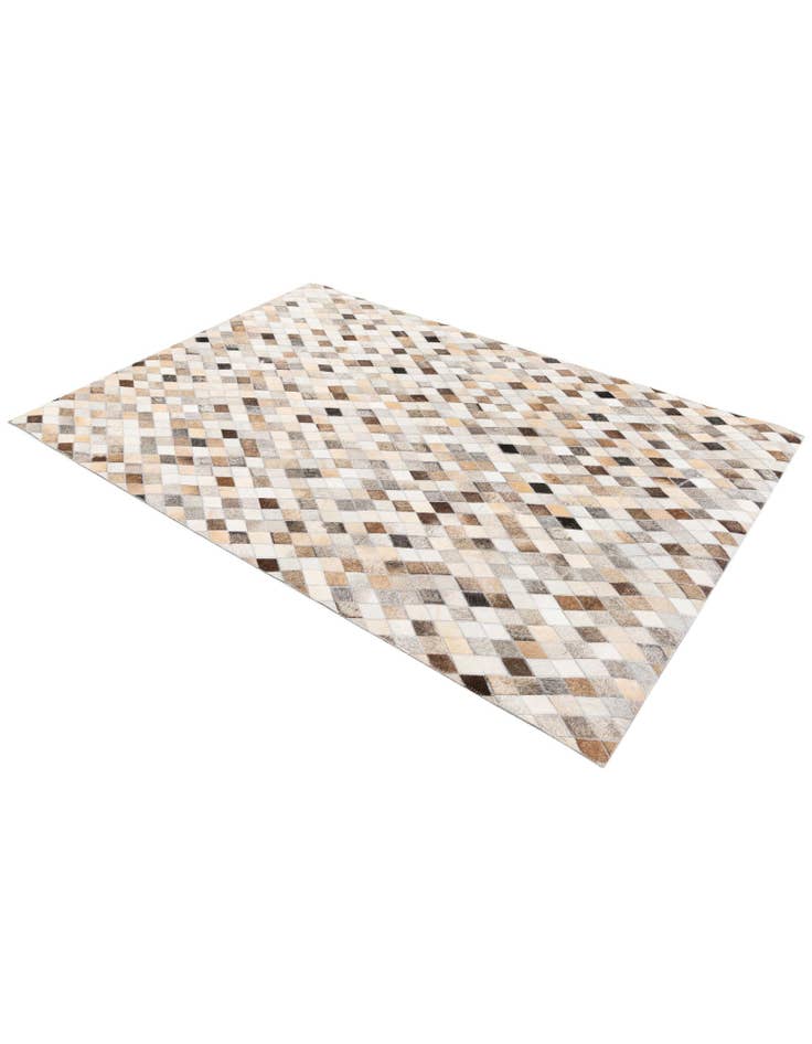 Detail image of  4' 1 x 6' Cowhide Stocks Rug