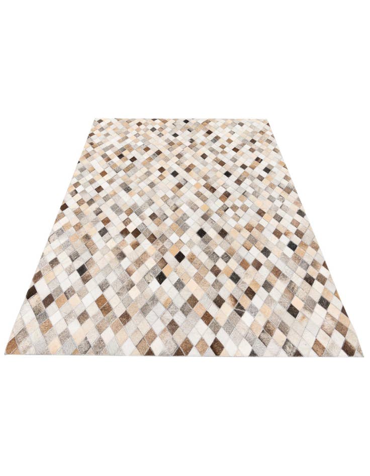 Detail image of  4' 1 x 6' Cowhide Stocks Rug