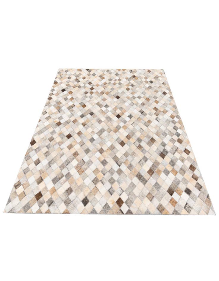 Detail image of  4' x 6' 1 Cowhide Stocks Rug