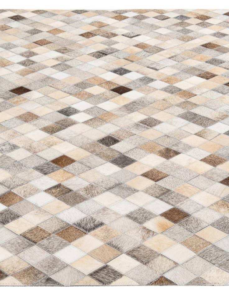 Detail image of  4' x 6' 1 Cowhide Stocks Rug