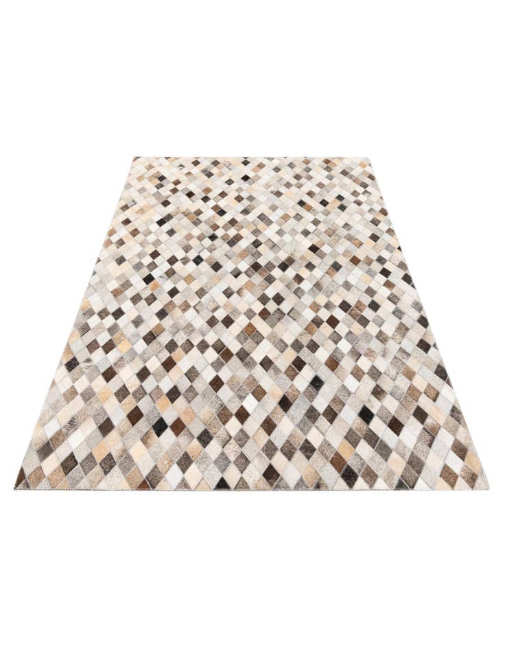 Detail image of  4' x 6' Cowhide Stocks Rug