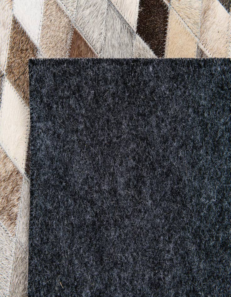 Detail image of  4' x 6' Cowhide Stocks Rug