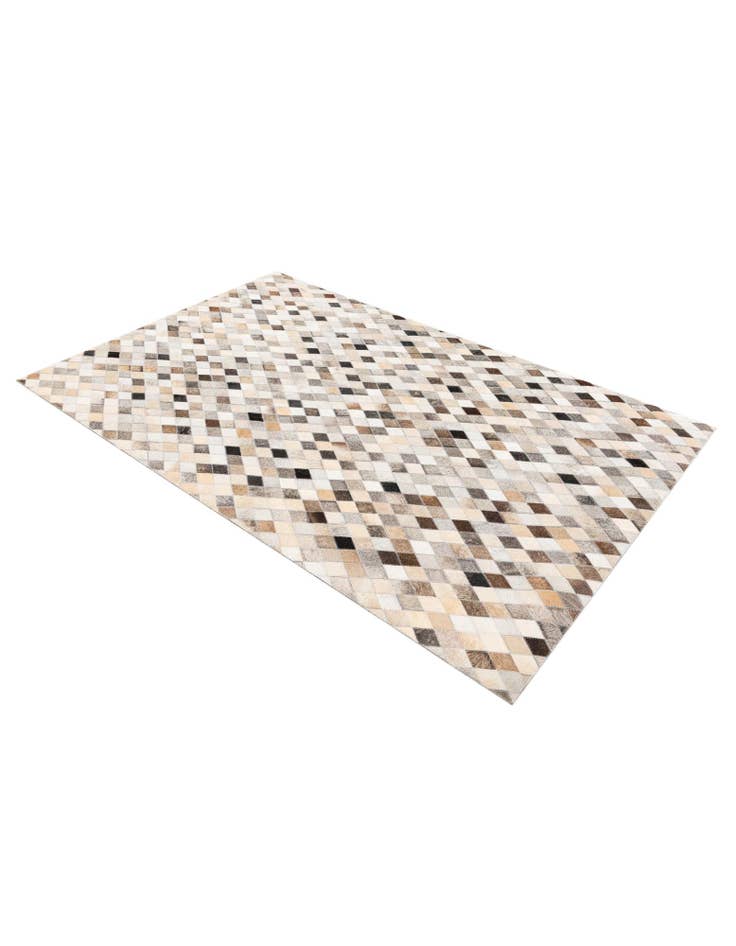 Detail image of  3' 11 x 6' 3 Cowhide Stocks Rug
