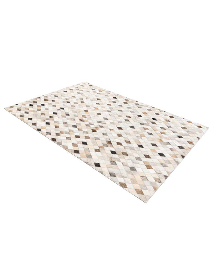 Detail image of  4' 1 x 6' Cowhide Stocks Rug