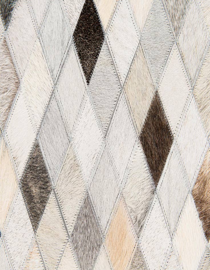 Detail image of  4' 1 x 6' Cowhide Stocks Rug