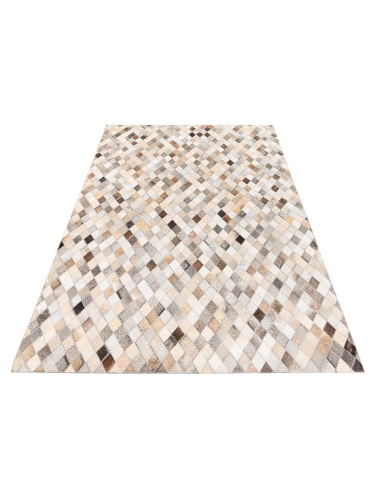 Detail image of  4' x 6' 1 Cowhide Stocks Rug