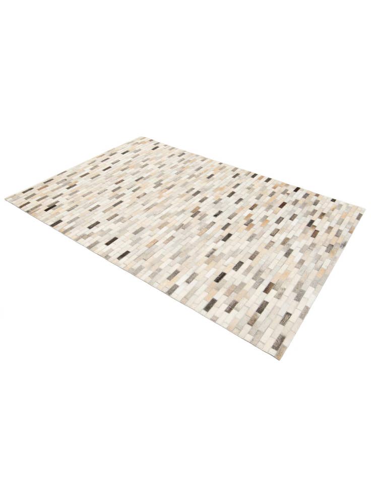 Detail image of  3' 11 x 5' 10 Cowhide Stocks Rug