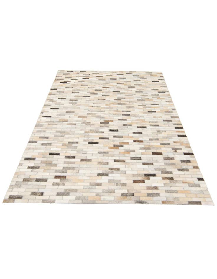 Detail image of  3' 11 x 5' 10 Cowhide Stocks Rug