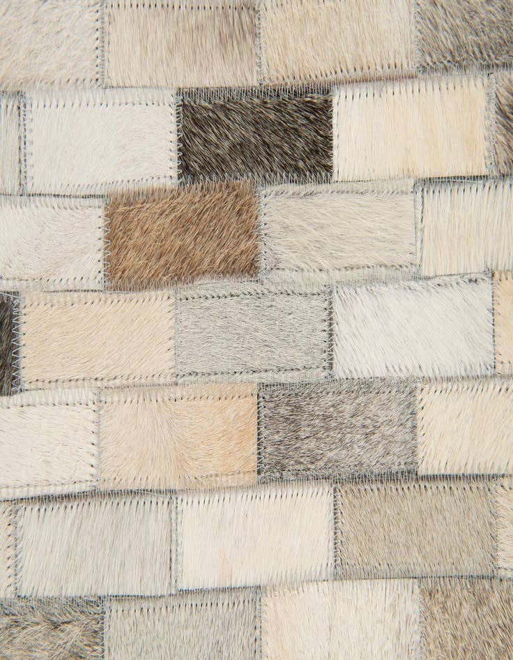 Detail image of  3' 11 x 5' 10 Cowhide Stocks Rug