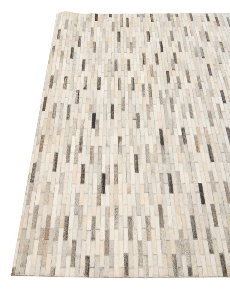 Detail image of  4' x 6' Cowhide Stocks Rug