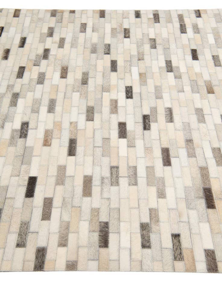 Detail image of  4' x 6' Cowhide Stocks Rug