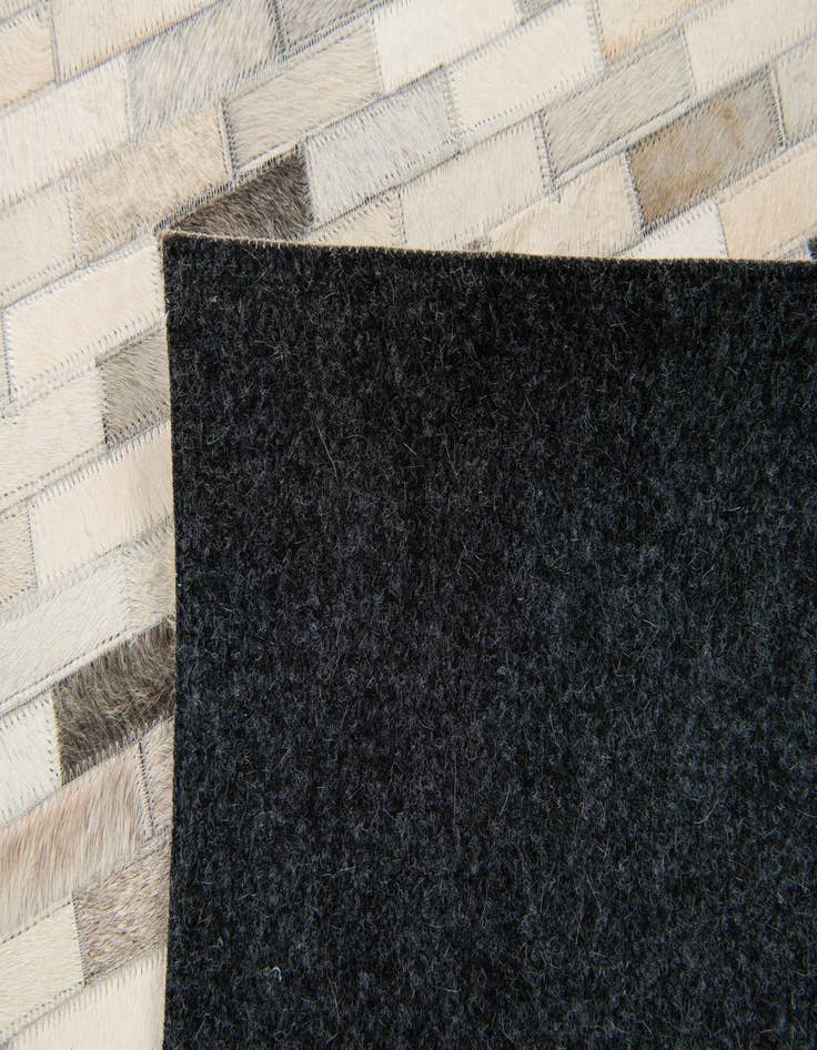 Detail image of  4' x 6' Cowhide Stocks Rug