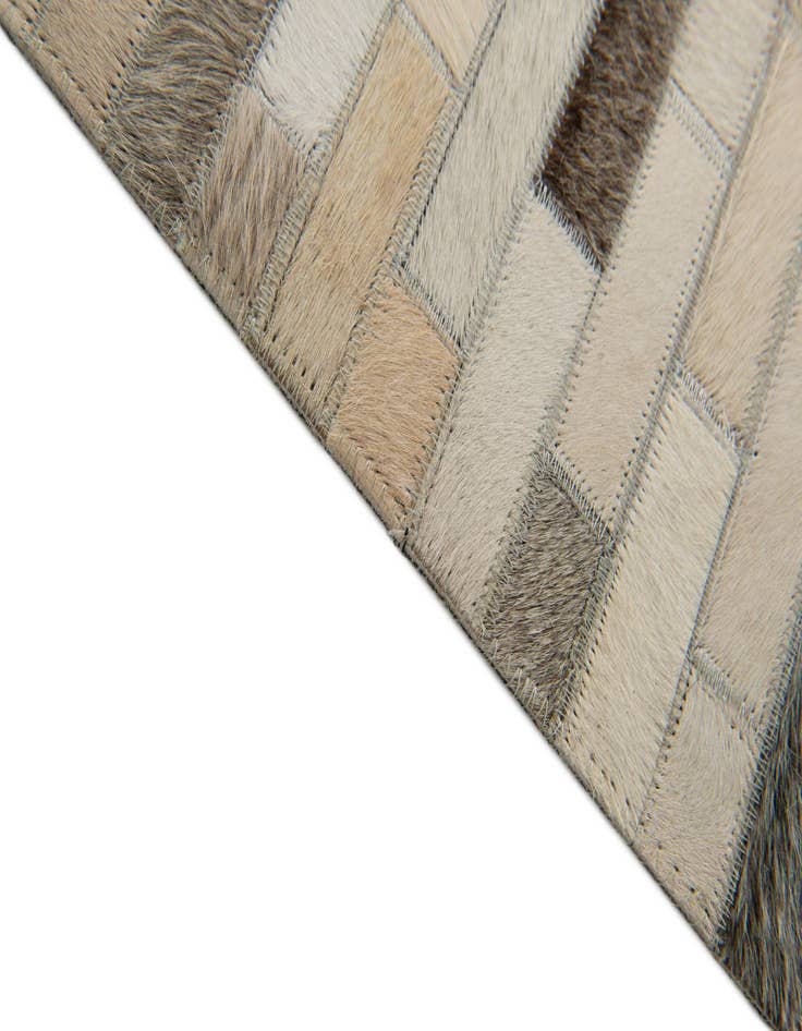 Detail image of  4' x 5' 11 Cowhide Stocks Rug