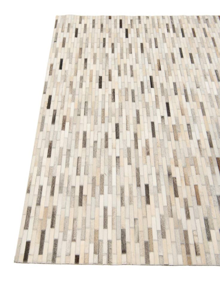 Detail image of  4' x 5' 11 Cowhide Stocks Rug