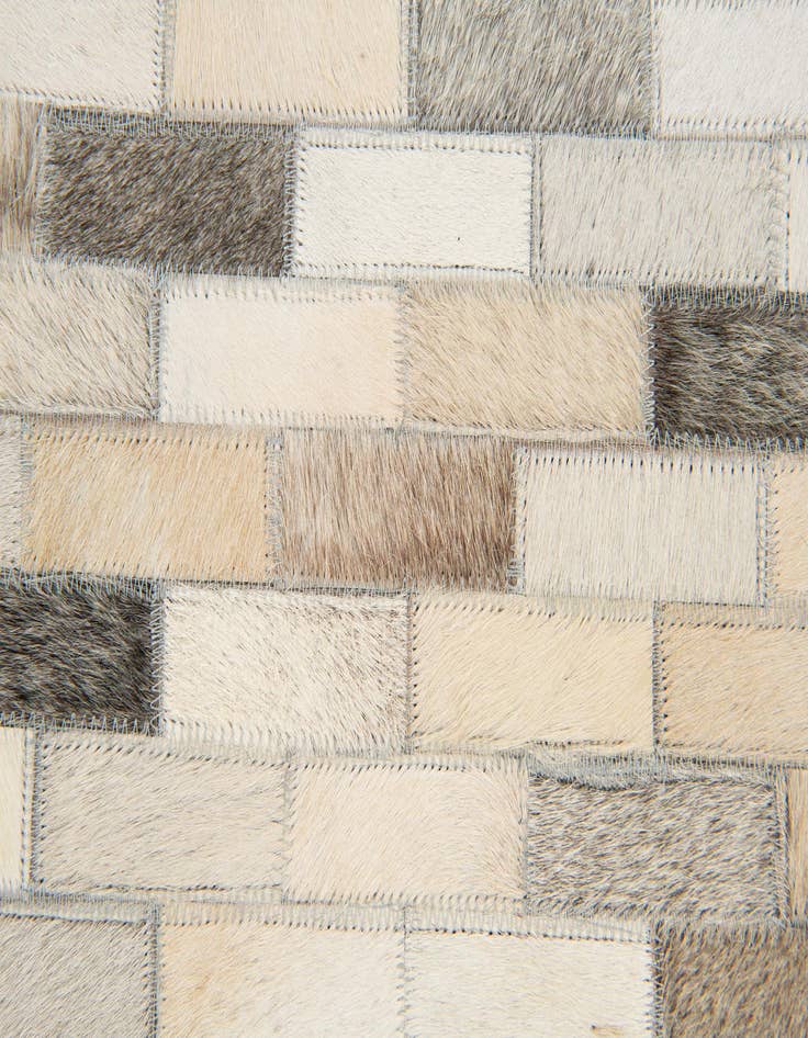 Detail image of  4' x 5' 11 Cowhide Stocks Rug